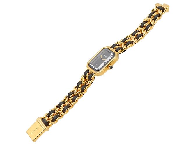 CHANEL Première M Uhr - Vergoldetes Leder - Ansicht 4