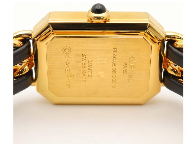 CHANEL Première M Uhr - Vergoldetes Leder - Ansicht 6