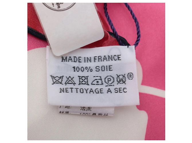 Cachecol Hermès Carré Géant 140 Rosa - vista 6