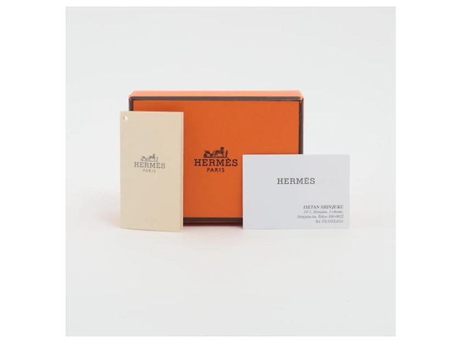 Abotoaduras Hermès Licor 2 Sellier Preto Prata - vista 4