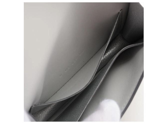 Billetera compacta Constance Slim en cabra siamés de Hermès Plata - vista 4