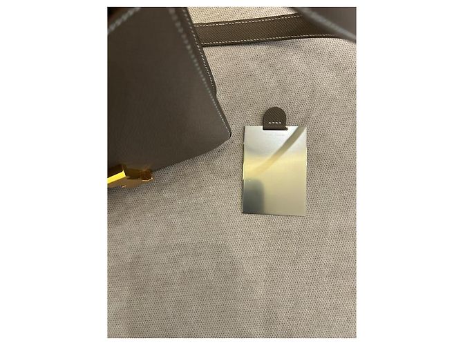 Hermès Constance 24 couro Epsom cinza Etoupe com ferragens douradas - vista 10