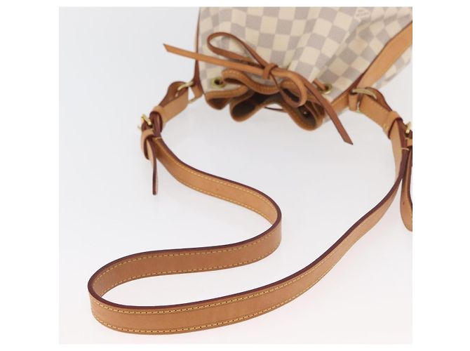 Louis Vuitton Noe Damier Ebene BB Bianco - vista 7