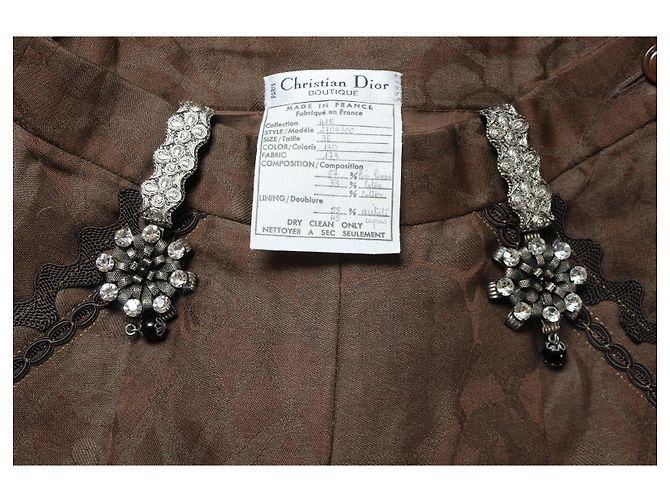 Pantalones Christian Dior de Gianfranco Ferre Castaño - vista 11