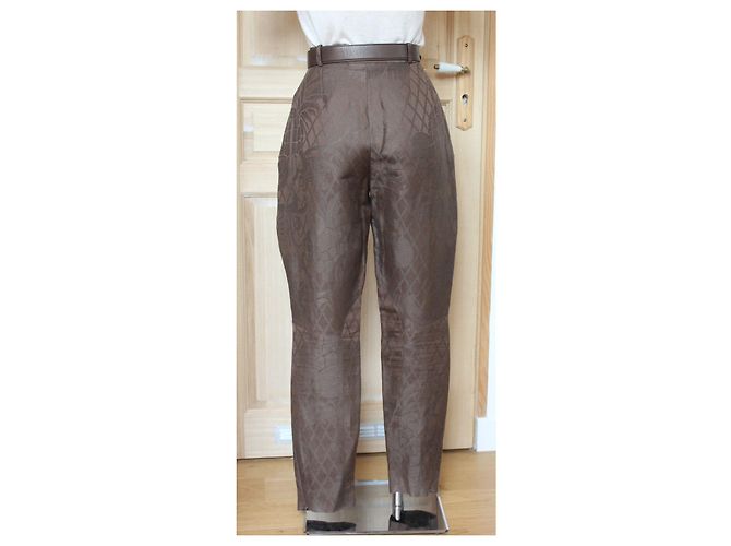 Pantalones Christian Dior de Gianfranco Ferre Castaño - vista 7