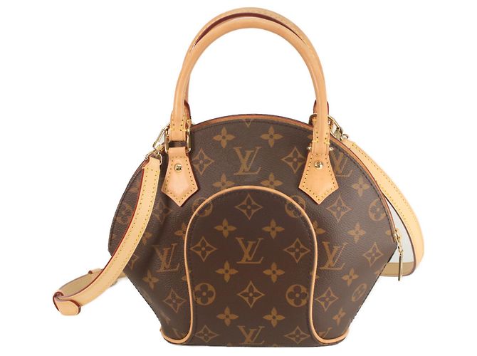 Borsa a Spalla Ellipse PM Monogramma Louis Vuitton Marrone - vista 3