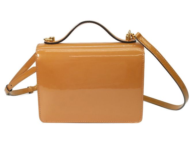 Borsa a Spalla Monceau BB Vernice Beige Louis Vuitton - vista 3