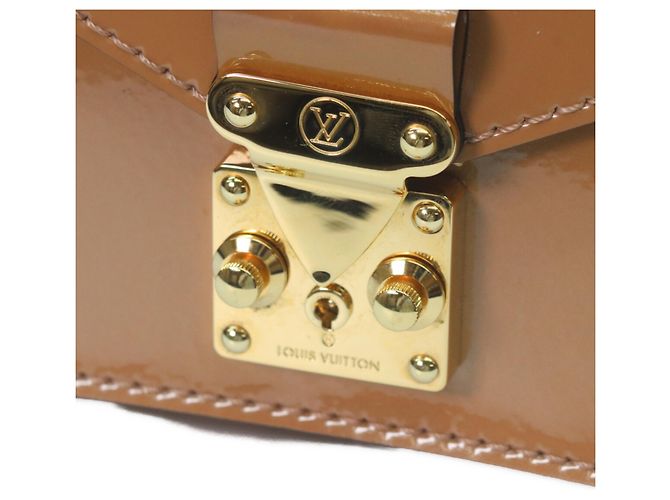 Borsa a Spalla Monceau BB Vernice Beige Louis Vuitton - vista 8