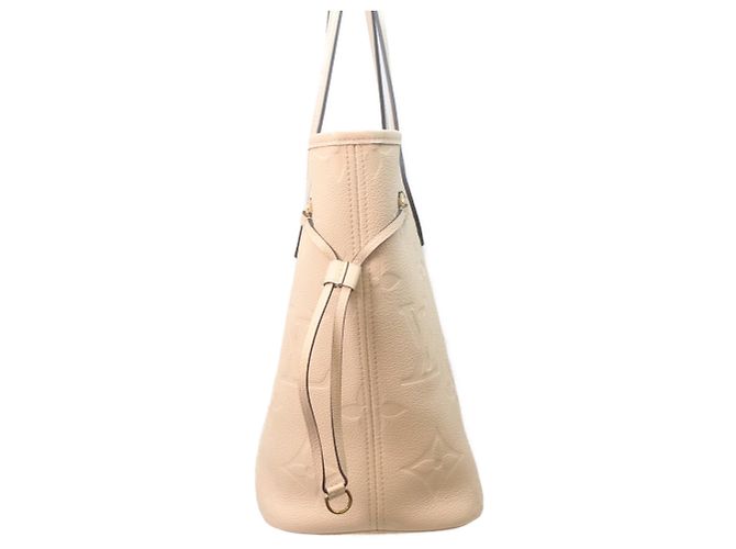 Borsa tote Neverfull MM in Monogram Empreinte Louis Vuitton Crudo - vista 4