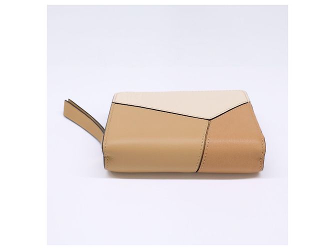 Portafoglio bi-fold compatto con zip Puzzle Loewe - vista 3
