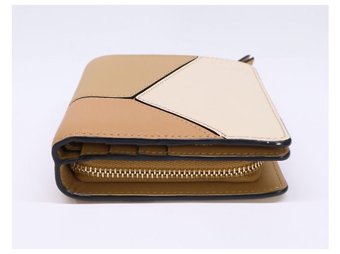 Portafoglio bi-fold compatto con zip Puzzle Loewe - vista 4