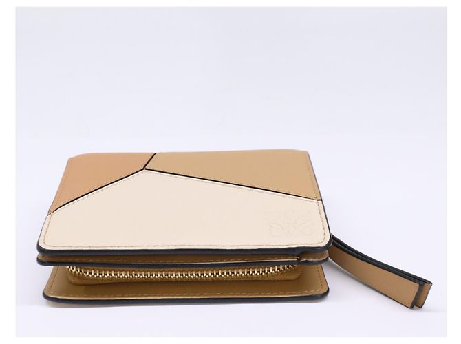 Portafoglio bi-fold compatto con zip Puzzle Loewe - vista 5