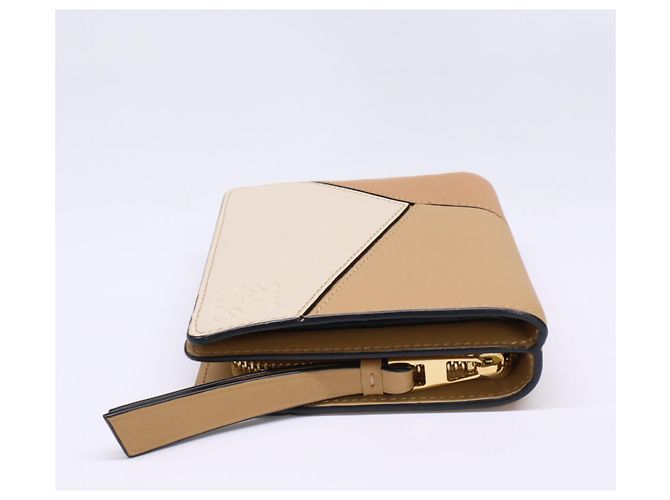 Portafoglio bi-fold compatto con zip Puzzle Loewe - vista 6
