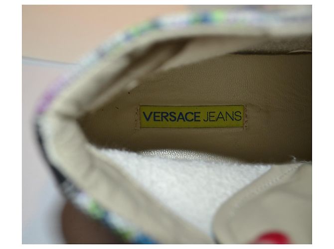 sneakers Versace Jeans Couture multicolore in tessuto - vista 6