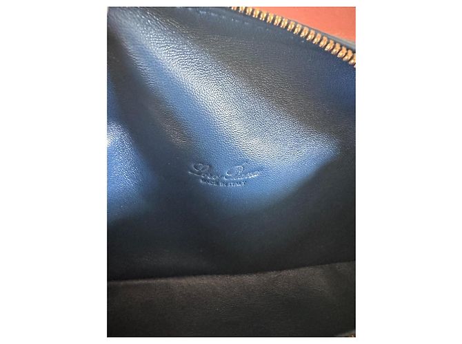 Loro Piana Tasca Extra L19 Pelle Blu - vista 10