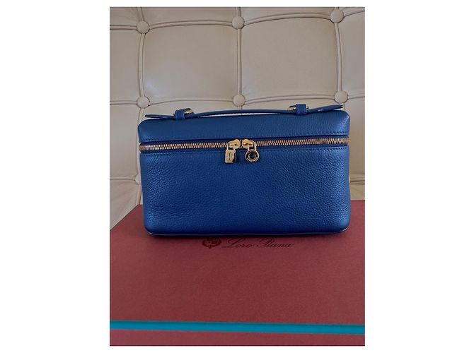 Loro Piana Tasca Extra L19 Pelle Blu - vista 2