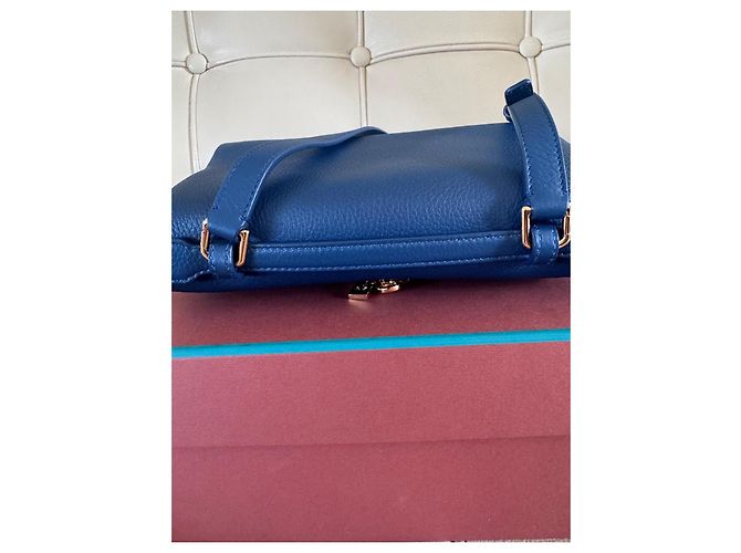 Loro Piana Tasca Extra L19 Pelle Blu - vista 5