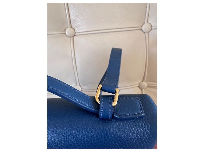 Loro Piana Tasca Extra L19 Pelle Blu - vista 8