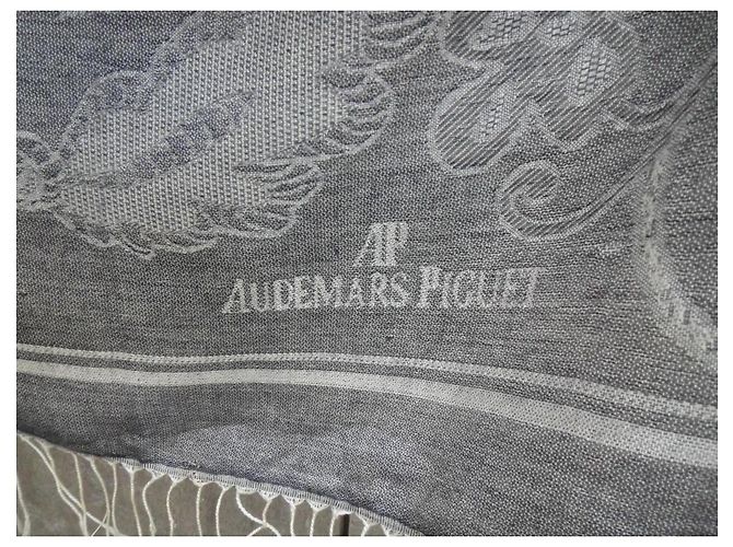 Stola Audemars Piguet André Claude Canova Seta e Cashmere Grigia Grigio - vista 6