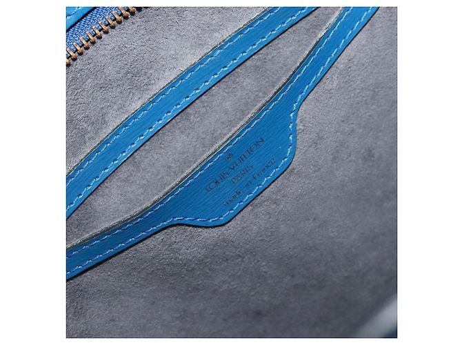 Louis Vuitton Saint Jacques Epi Leather GM Blu - vista 6