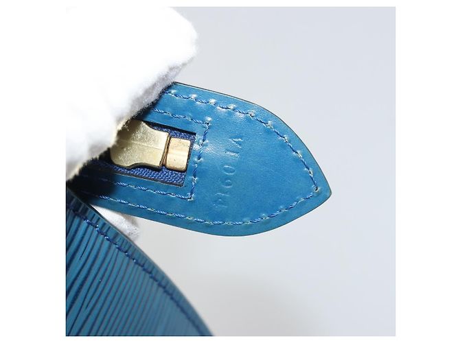 Louis Vuitton Saint Jacques Epi Leather GM Blu - vista 7