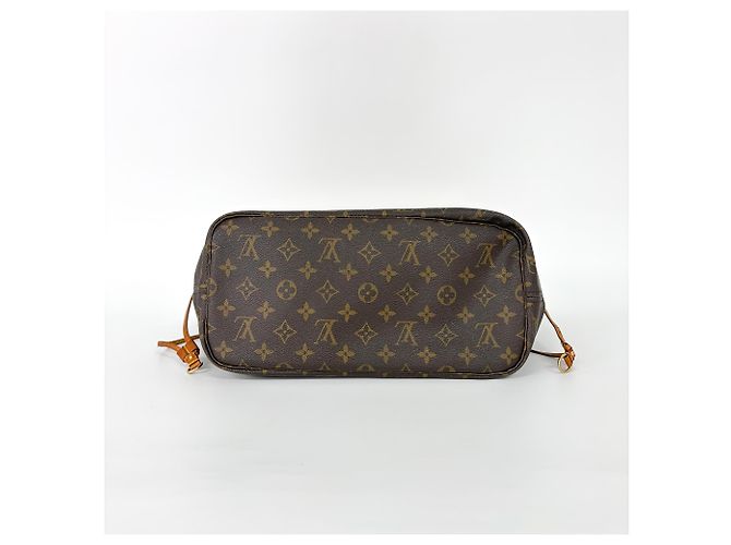 Borsa Tote Neverfull Monogram Canvas MM Louis Vuitton Marrone - vista 5