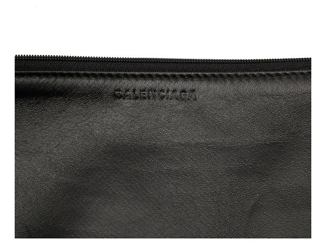 Clutch Bag con logo Balenciaga Nero Multicolore - vista 5