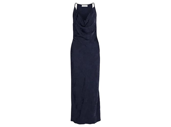 Vestido Maxi Drapado en Jacquard Myrtle de Victoria Beckham - vista 2