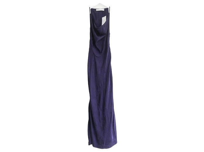 Vestido Maxi Drapado en Jacquard Myrtle de Victoria Beckham - vista 4