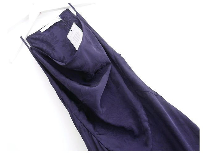 Vestido Maxi Drapado en Jacquard Myrtle de Victoria Beckham - vista 5