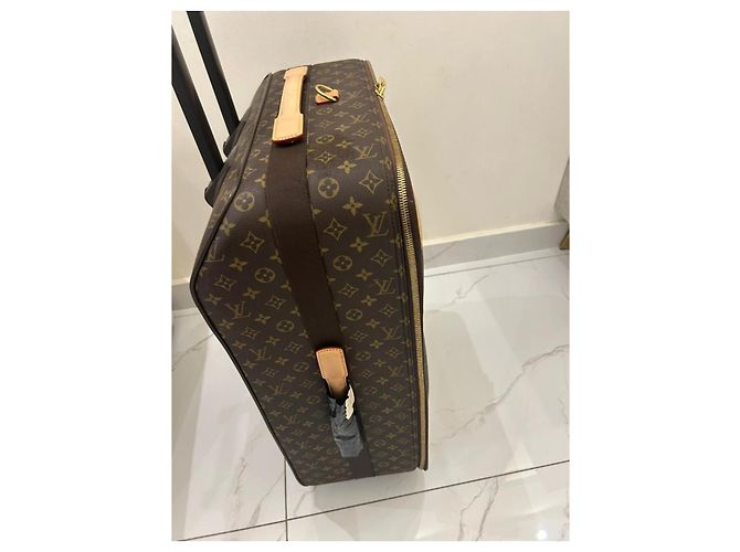 Pegase Louis Vuitton Valigia Pégase Légère Tela Monogram Monogramma - vista 9