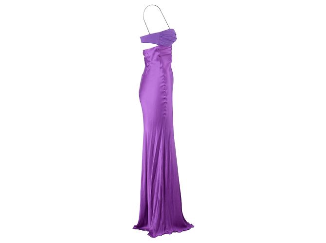 Autre Marque Abito lungo viola da donna Alessandra Rich Porpora - vista 2