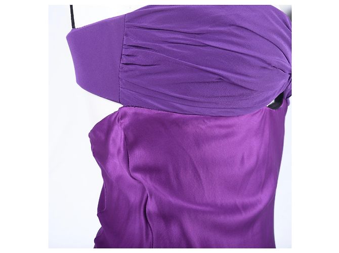 Autre Marque Abito lungo viola da donna Alessandra Rich Porpora - vista 5