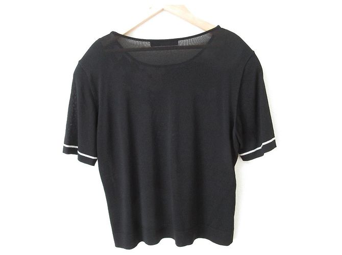 Top Floreale Stretch LEONARD Nero Rosa - vista 2