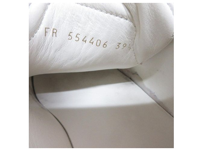 Yves Saint Laurent Saint Laurent Paris Canvas-Leder-Sneaker Schwarz Weiß - Ansicht 12