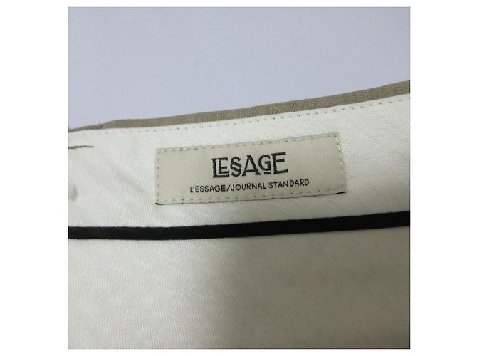 Autre Marque Pantalones Tuck PE TORO Journal Standard Lesage Beige - vista 5