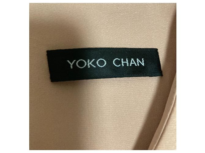 Autre Marque Vestido sin mangas en V YOKO CHAN Beige - vista 6