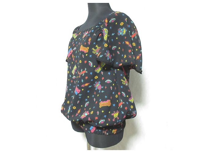 Autre Marque Blusa transparente COSMIC Hysterics Negro - vista 3
