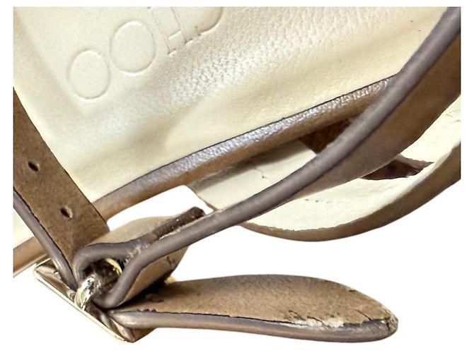 Sandali in pelle Jimmy Choo Marrone - vista 10