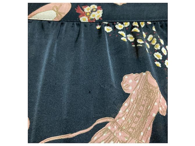 Autre Marque Falda Larga Acampanada PINK HOUSE Negro - vista 10