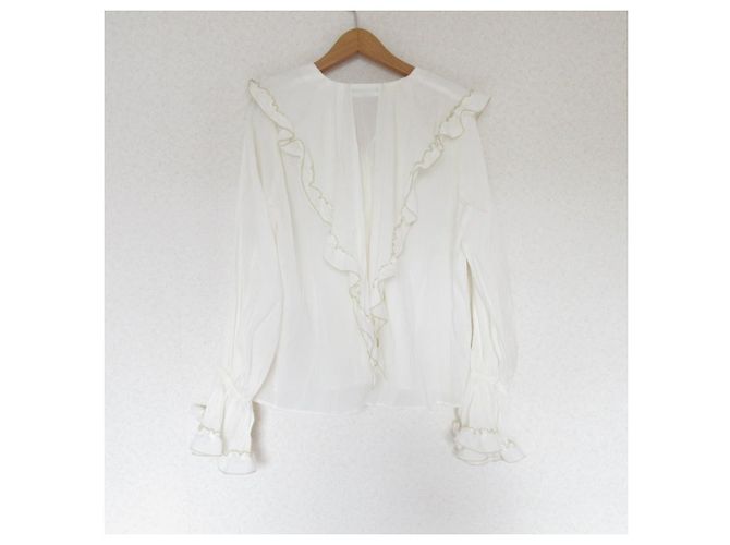 Autre Marque Camicia con volant DRESSLAVE Bianco - vista 2
