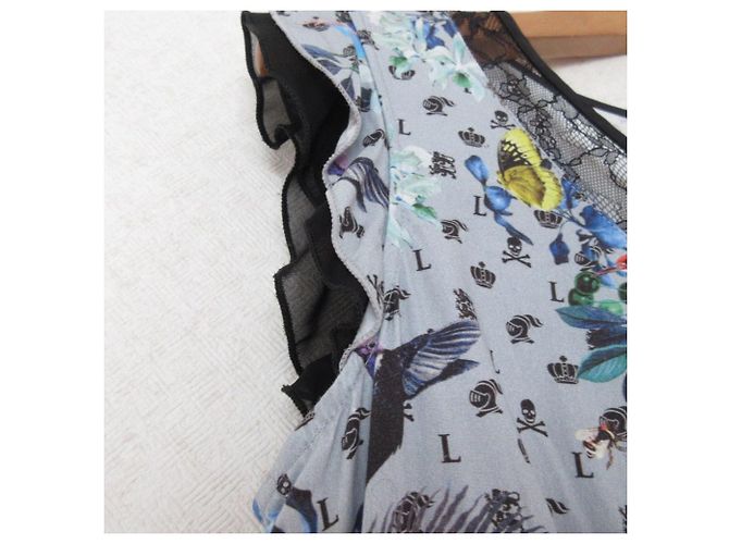 Autre Marque GUILD PRIME Spitzenkleid mit Druck Schwarz - Ansicht 4