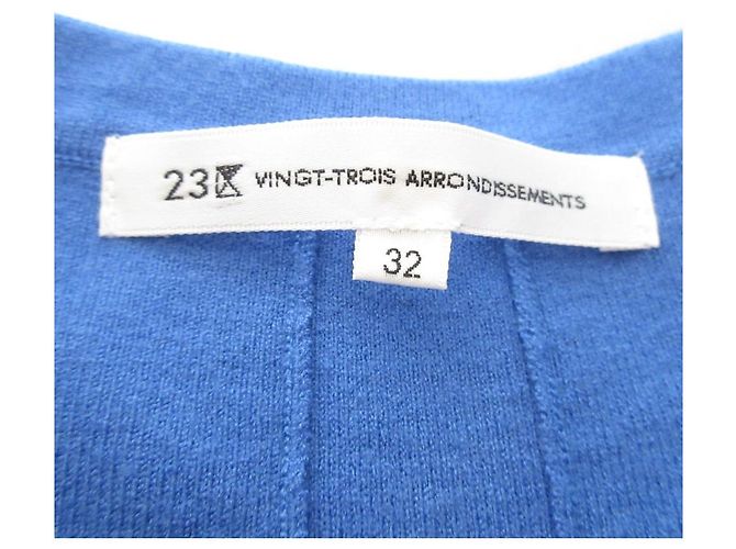 Autre Marque T-shirt a collo rotondo a maniche corte 23ku Blu - vista 8