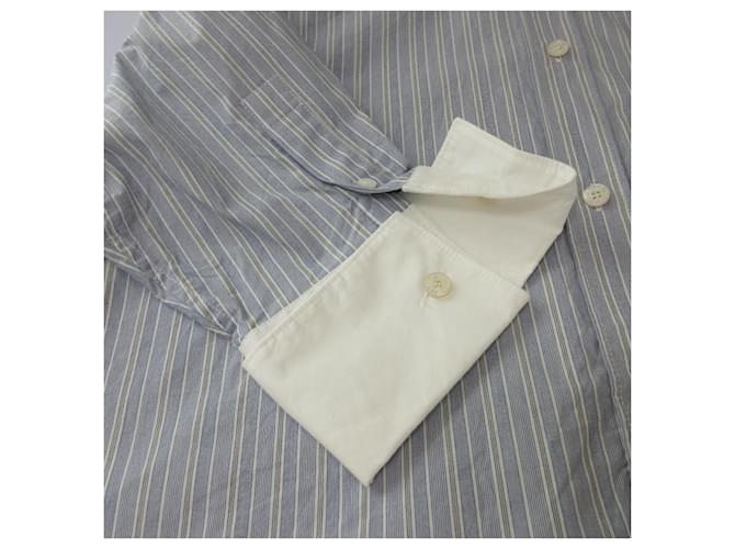 Camicia oversize a righe Acne Studios Blu - vista 5