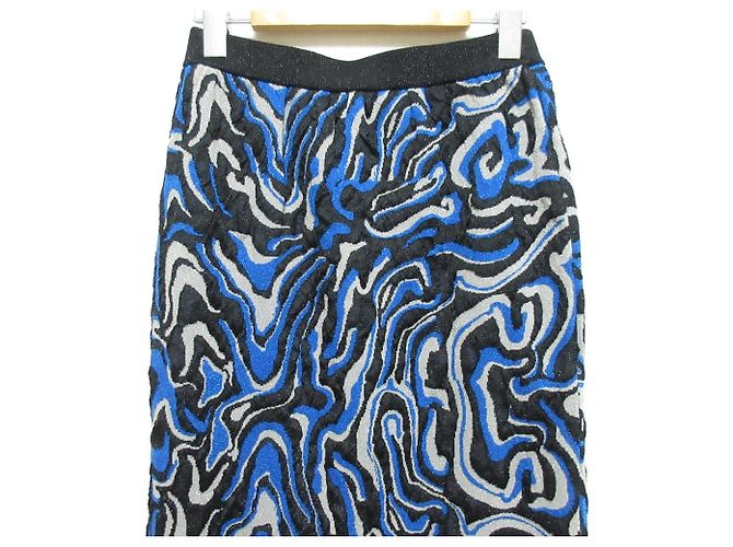 Autre Marque Falda de Jacquard MAISON SPECIAL Azul - vista 3