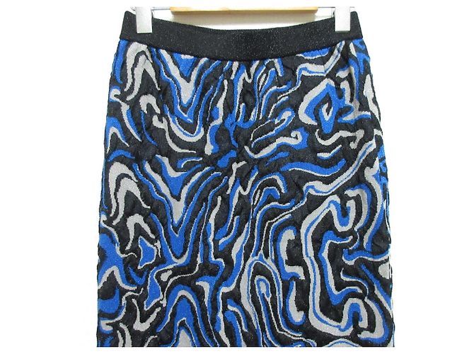 Autre Marque Falda de Jacquard MAISON SPECIAL Azul - vista 4