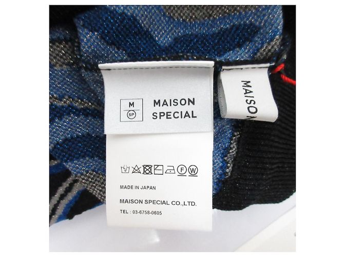 Autre Marque Falda de Jacquard MAISON SPECIAL Azul - vista 9