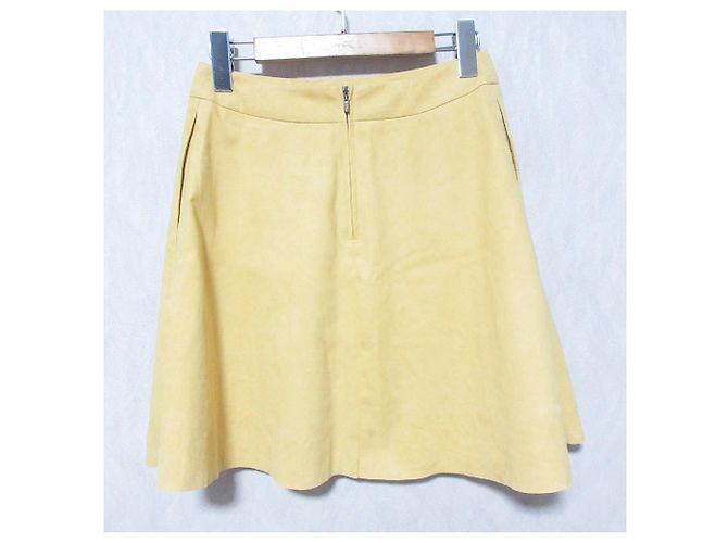 Autre Marque Falda de Suede Ecológico DAISY LIN Amarillo - vista 2