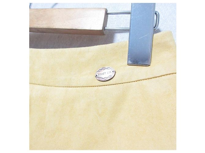 Autre Marque Falda de Suede Ecológico DAISY LIN Amarillo - vista 3