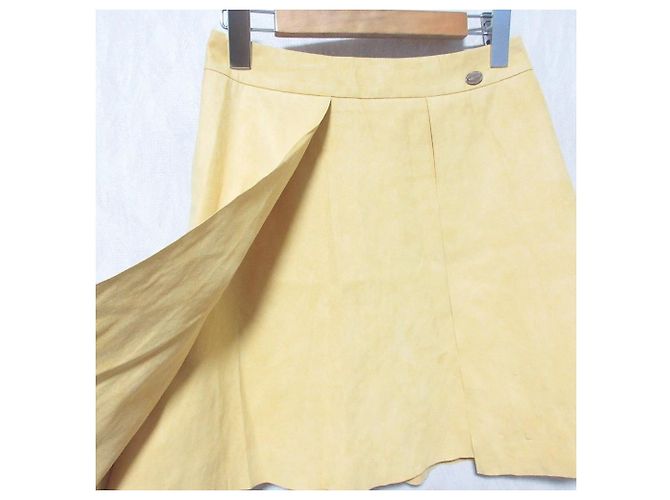 Autre Marque Falda de Suede Ecológico DAISY LIN Amarillo - vista 4